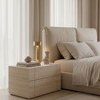 Luminária de Mesa em LED Touch Recarregável Dourada Sirena