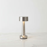 Luminária de Mesa em LED Touch Recarregável Prata Sirena