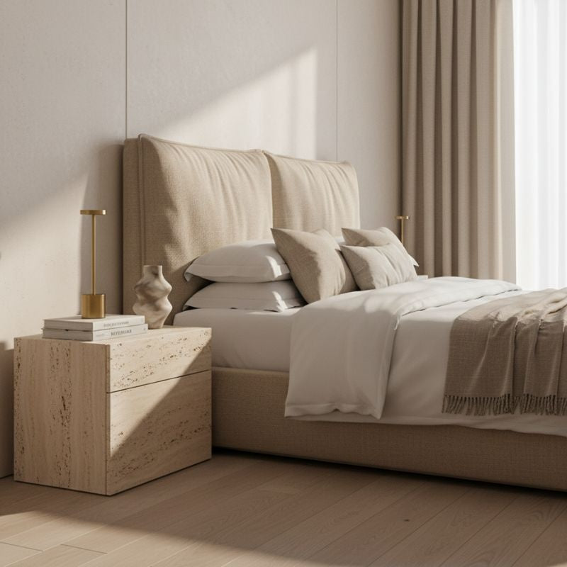 Luminária de Mesa em Led Recarregável Dourada Modelo Orbi