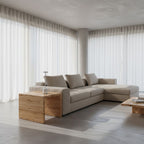 Luminária de Mesa em Led Recarregável Prata Modelo Orbi