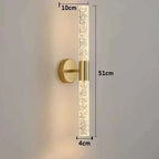 Luminária de Parede Arandela Dourada Nordica