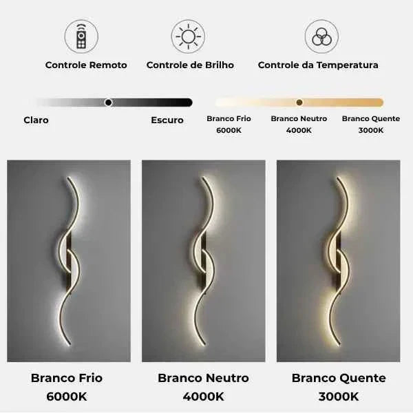 Luminária de Parede Arandela Led Marie